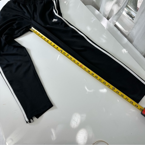 ADIDAS track Pants BLACK WHITE SPORTSWEAR JOGGERS exercise wear athletic wear S - Picture 5 of 9